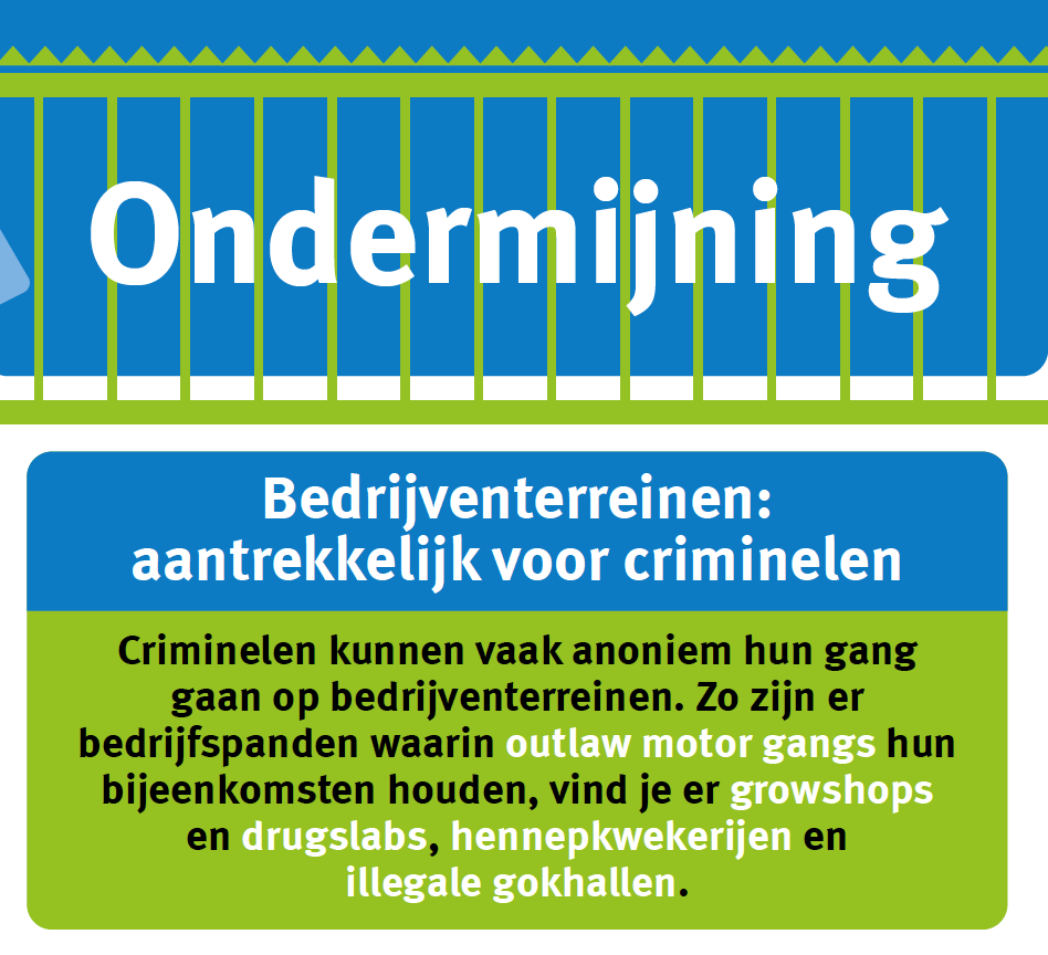 Ondermijning flyer afbeelding