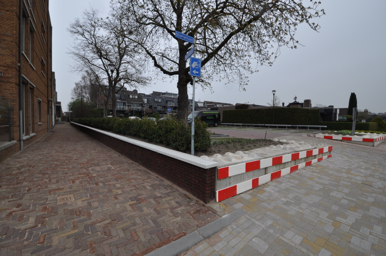 De keermuur in de Nieuwstraat