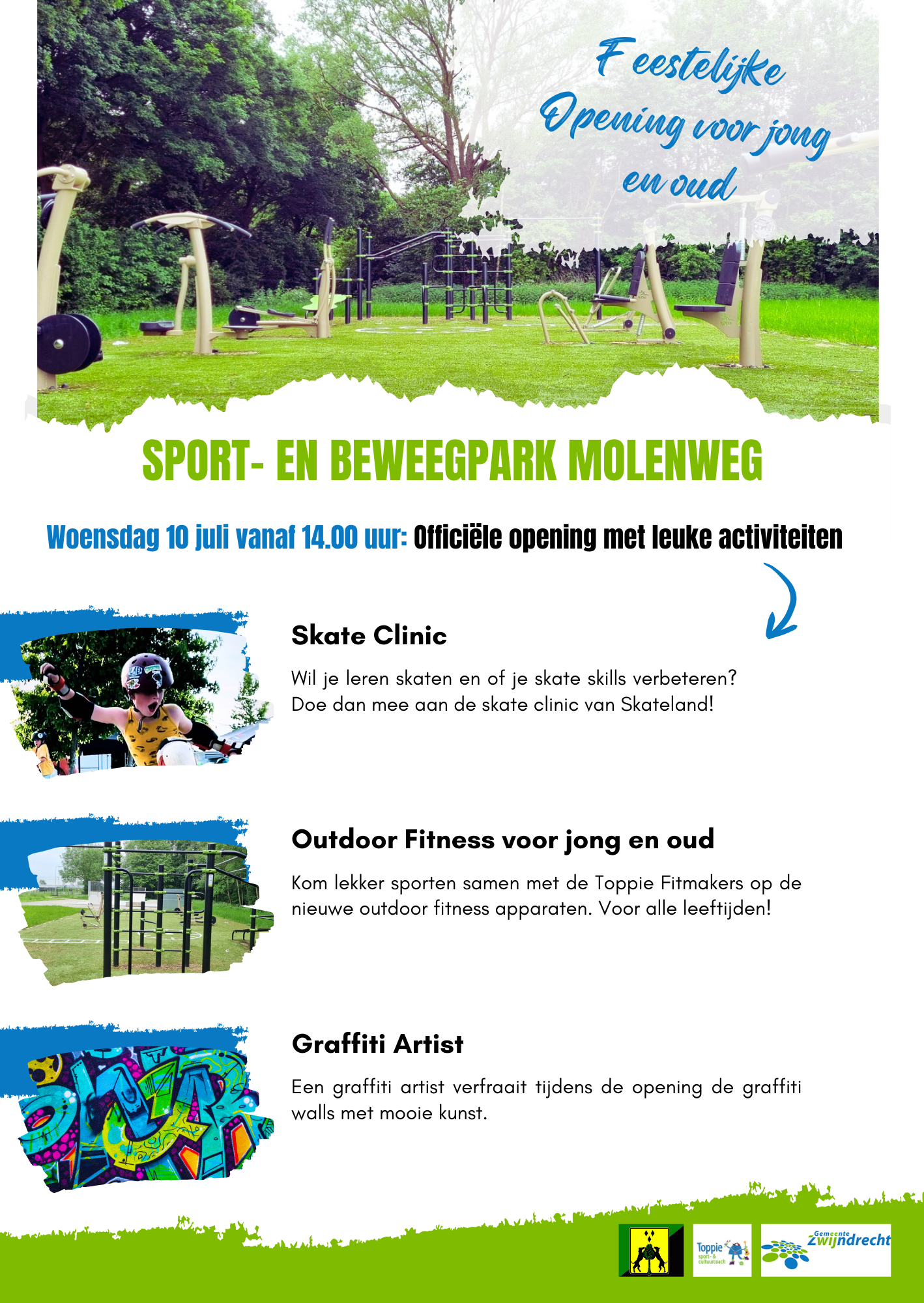 Juiste Poster Opening Molenweg sportpark (11.7 x 16.5 in)